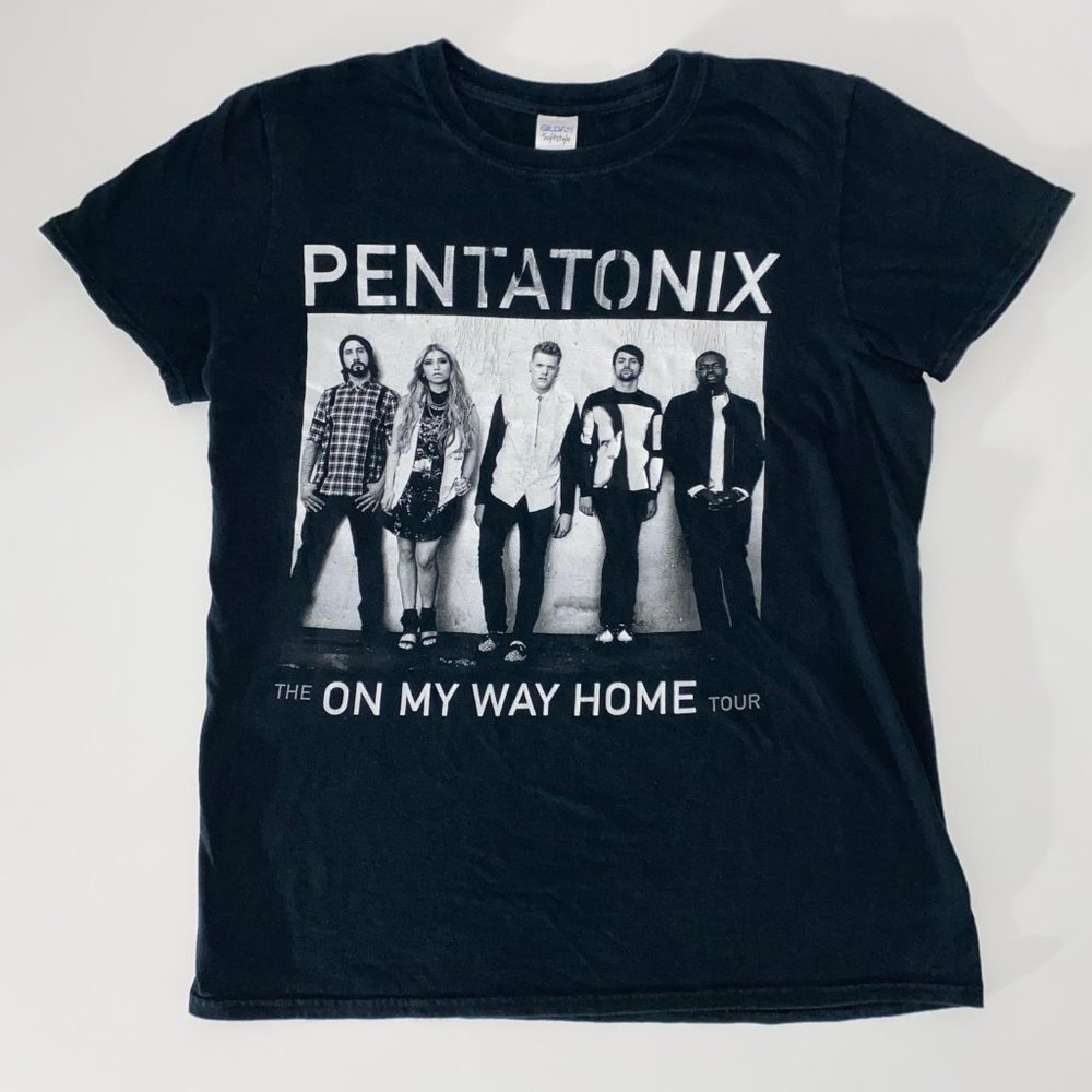 Pentatonix 2015 Tour On My way Home Concert Band Tee Mens Size Medium Black